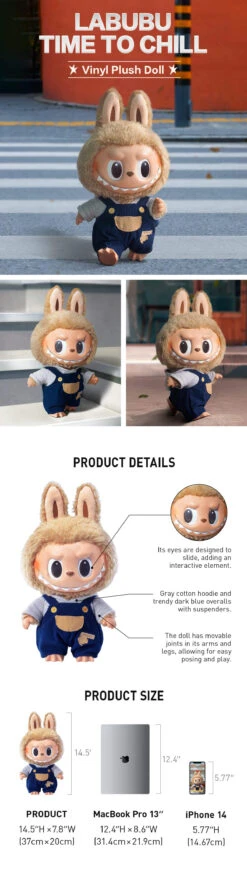 LABUBU Time To Chill-Vinyl Plush Doll -Outlet Mega Plush Store 20230915 160742 644809 1200x4226