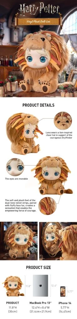 Harry Potter PVC Stuffed Toy Leo -Outlet Mega Plush Store 20230920 114914 442600 1200x4942