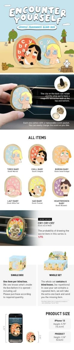 CRYBABY Encounter Yourself Series-Vehicle Fragrance Blind Box -Outlet Mega Plush Store 20231010 202101 334364 1200x5609