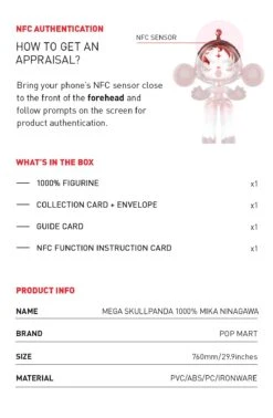 MEGA α SKULLPANDA 1000% MIKA NINAGAWA 23 MEGA α SKULLPANDA 1000% MIKA NINAGAWA -Outlet Mega Plush Store 20231108 103639 640239 1200x1836