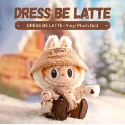 THE MONSTERS - DRESS BE LATTE Vinyl Plush Doll -Outlet Mega Plush Store 20231115 174401 782125 1200x1201