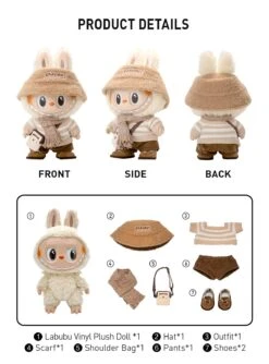 THE MONSTERS - DRESS BE LATTE Vinyl Plush Doll -Outlet Mega Plush Store 20231115 174401 827489 1200x1624