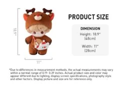 DIMOO Letters From Snowman Series -15.7 Inches Cotton Doll -Outlet Mega Plush Store 20231128 102750 682645 1200x864
