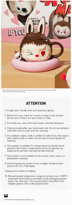 THE MONSTERS Catch Me If You Like Me Series-Ceramic Cup 13 THE MONSTERS Catch Me If You Like Me Series-Ceramic Cup -Outlet Mega Plush Store 20240201 113906 688236 1200x3410