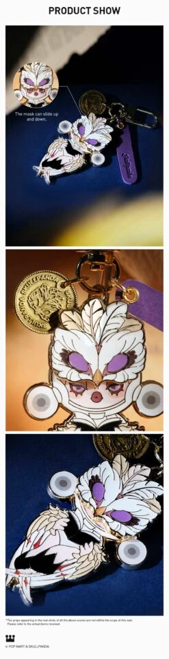 SKULLPANDA Image Of Reality Series-Metal Keychain -Outlet Mega Plush Store 20240208 211123 342762 1200x4656