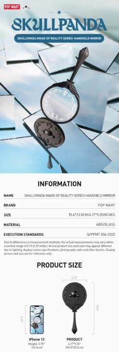 SKULLPANDA Image Of Reality Series-Handheld Mirror -Outlet Mega Plush Store 20240208 211614 072424 1200x3534