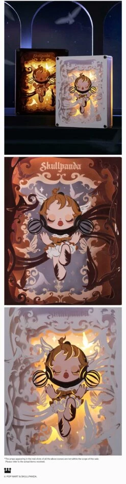 SKULLPANDA Image Of Reality Series-Papercraft Lamp (Plain Ver.) -Outlet Mega Plush Store 20240219 183735 370887 1200x4590