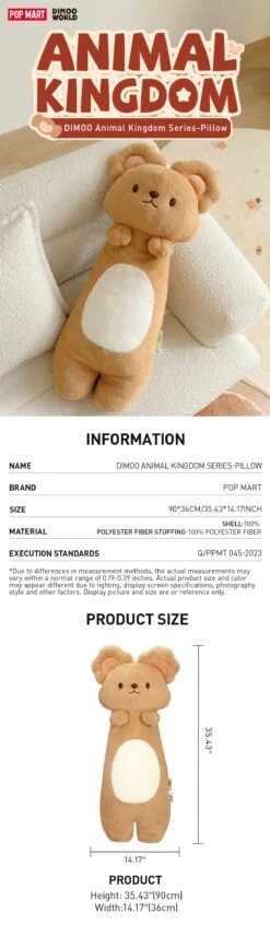 DIMOO Animal Kingdom Series-Pillow 6 DIMOO Animal Kingdom Series-Pillow -Outlet Mega Plush Store 20240328 142818 501794 1200x4110