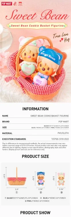 Sweet Bean Cookie Basket Figurine 16 Sweet Bean Cookie Basket Figurine -Outlet Mega Plush Store 20240402 144607 866382 1200x3653