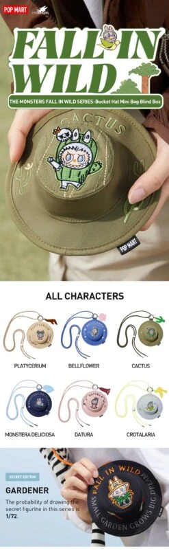 THE MONSTERS FALL IN WILD SERIES-Bucket Hat Mini Bag BIind Box 29 THE MONSTERS FALL IN WILD SERIES-Bucket Hat Mini Bag BIind Box -Outlet Mega Plush Store 20240408 155553 070465 1200x3912