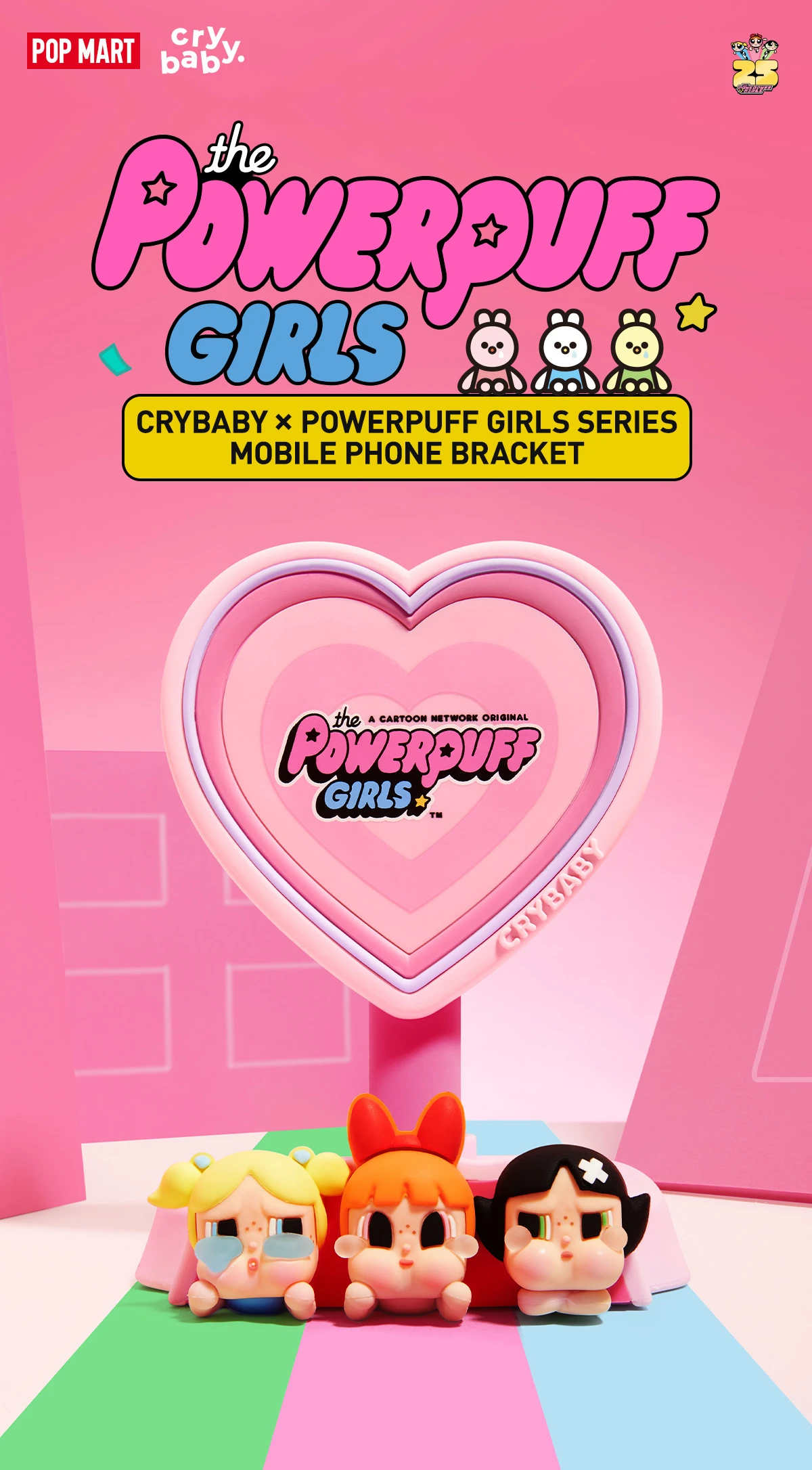 CRYBABY × Powerpuff Girls Series-Mobile Phone Bracket 8 CRYBABY × Powerpuff Girls Series-Mobile Phone Bracket - Image 8