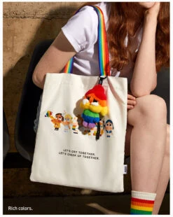 CRYBABY CHEER UP, BABY! SERIES-Canvas Bag -Outlet Mega Plush Store 20240511 150402 714704 crybaby cheer up baby series canvas bag details 05 1200x1508