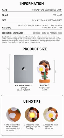 CRYBABY Sad Club Series-Lamp -Outlet Mega Plush Store 20240528 141528 151807 crybaby sad club series lamp accessories pop mart us detail 02 1200x2578