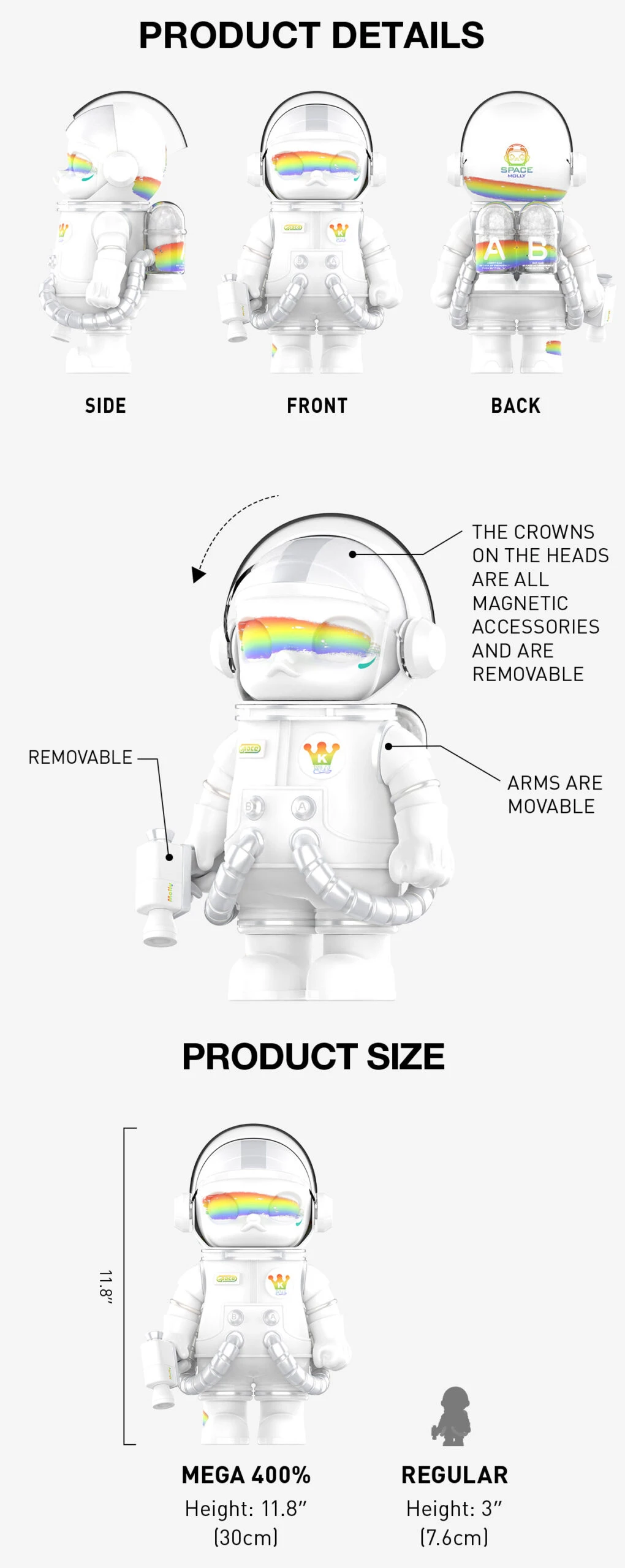 MEGA SPACE MOLLY 400% Rainbow 16 MEGA SPACE MOLLY 400% Rainbow - Image 16