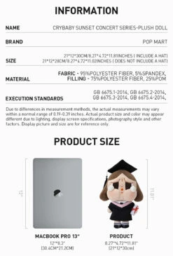 CRYBABY Sunset Concert Series-Plush Doll 17 CRYBABY Sunset Concert Series-Plush Doll -Outlet Mega Plush Store 20240614 144543 848608 crybaby sunset concert series plush doll accessories pop mart us detail 02 1200x1772