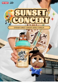 CRYBABY Sunset Concert Series-Tumbler -Outlet Mega Plush Store 20240617 095455 096711 crybaby sunset concert series tumbler accessories pop mart us details 1 1200x1711