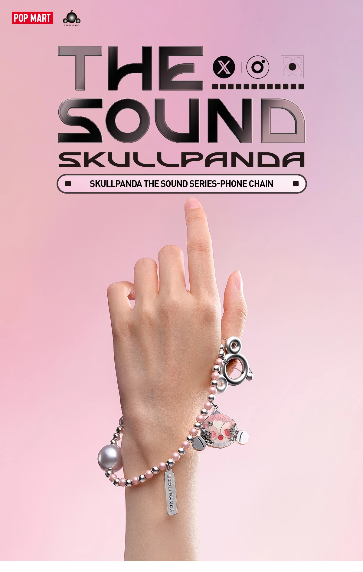 SKULLPANDA The Sound Series Phone Chain 15 SKULLPANDA The Sound Series Phone Chain - Image 15
