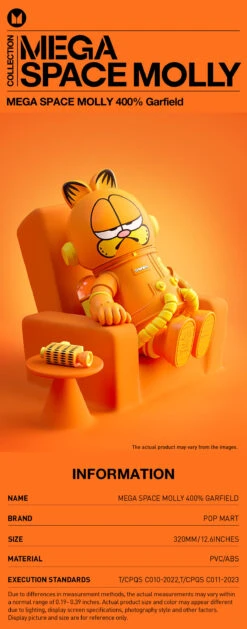 MEGA SPACE MOLLY 400% Garfield -Outlet Mega Plush Store 20240621 145650 940264 mega space molly 400 garfield mega 400 pop mart us detail 01 1200x3057