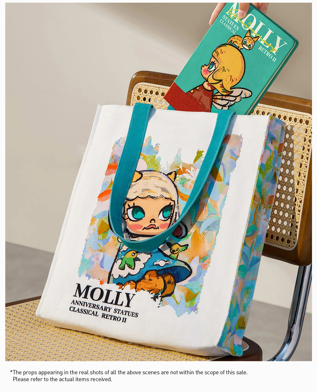 MOLLY Anniversary Statues Classical Retro 2 Series-Canvas Bag 14 MOLLY Anniversary Statues Classical Retro 2 Series-Canvas Bag - Image 14