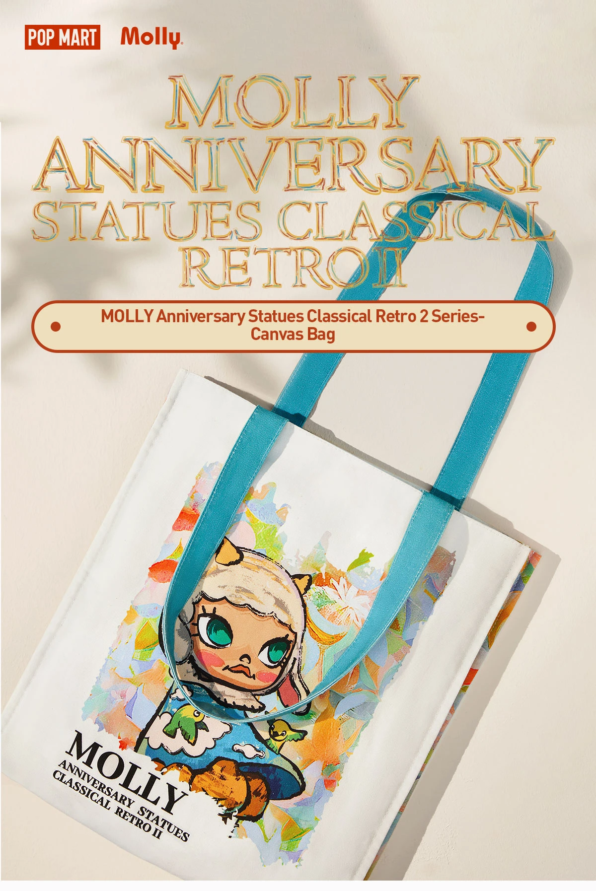 MOLLY Anniversary Statues Classical Retro 2 Series-Canvas Bag 8 MOLLY Anniversary Statues Classical Retro 2 Series-Canvas Bag - Image 8