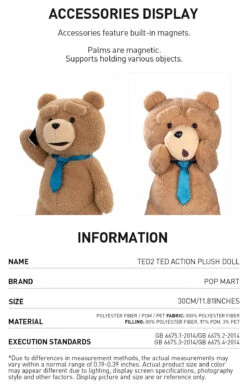 Ted2-ted Action Plush Figure -Outlet Mega Plush Store 20240718 141203 525565 ted2 ted action plush doll plush toys pop mart us details 3 1200x1891