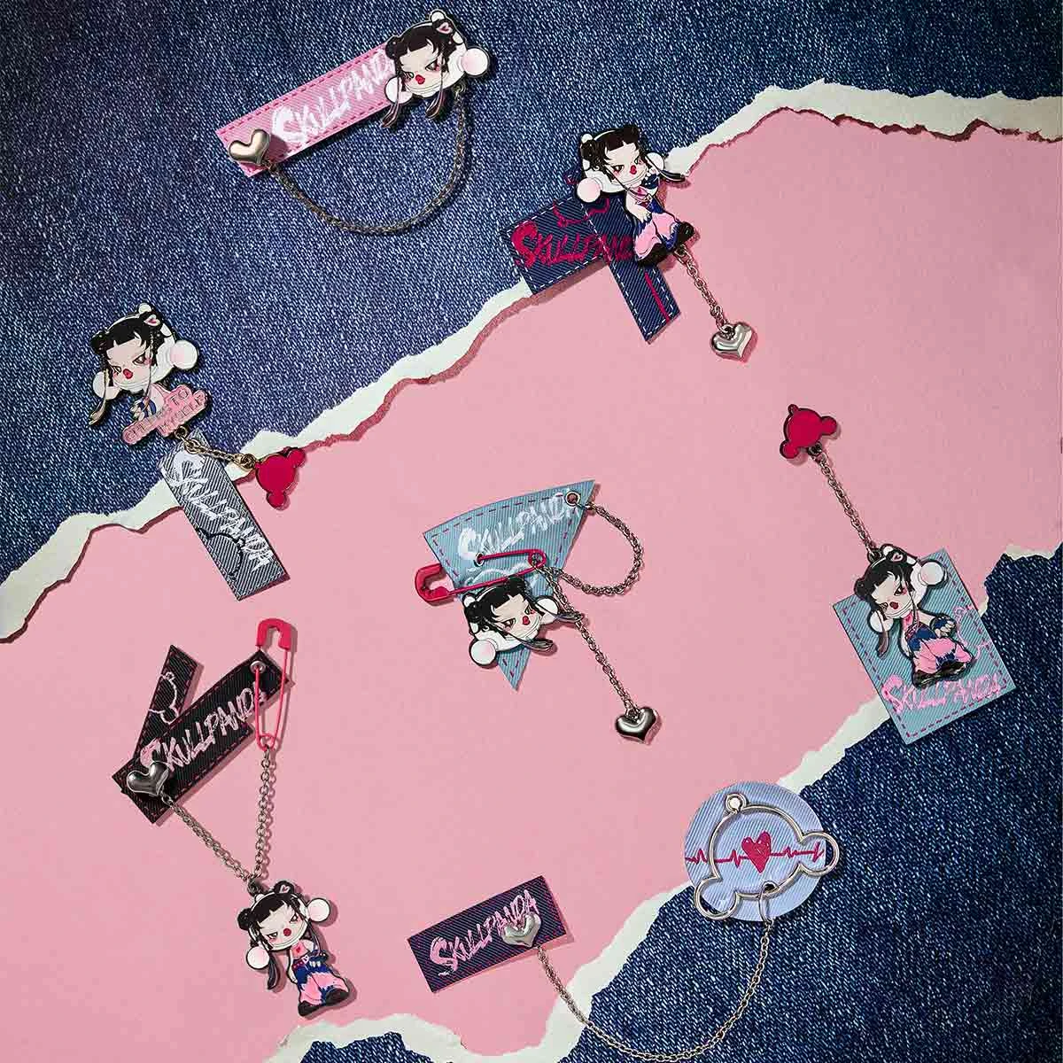 SKULLPANDA CHEERS TO MYSELF SERIES-Badge Pendant Blind Box 7 SKULLPANDA CHEERS TO MYSELF SERIES-Badge Pendant Blind Box - Image 7