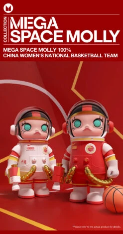 MEGA SPACE MOLLY 100% CHINA WOMEN'S NATIONAL BASKETBALL TEAM -Outlet Mega Plush Store 20240725 145510 211390 mega space molly 100 china women s national basketball team mega100 popmart us detail 01 1200x2284