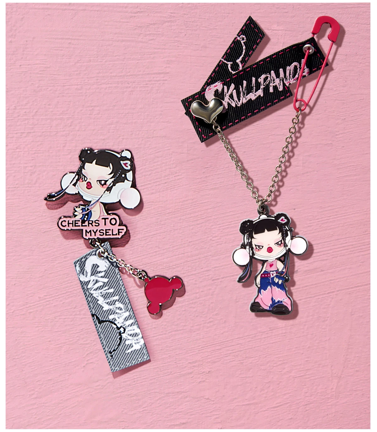 SKULLPANDA CHEERS TO MYSELF SERIES-Badge Pendant Blind Box 18 SKULLPANDA CHEERS TO MYSELF SERIES-Badge Pendant Blind Box - Image 18