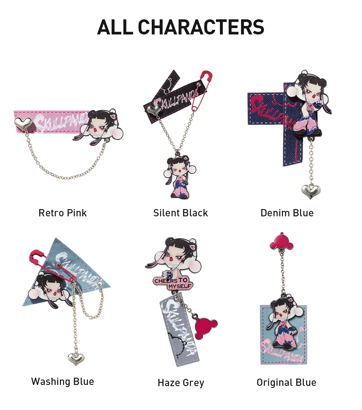 SKULLPANDA CHEERS TO MYSELF SERIES-Badge Pendant Blind Box 12 SKULLPANDA CHEERS TO MYSELF SERIES-Badge Pendant Blind Box - Image 12