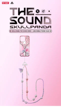 SKULLPANDA The Sound Series Long Mobile Phone Chain -Outlet Mega Plush Store 20240731 180038 089787 skullpanda the sound series long mobile phone chain blind boxes pop mart us details 1 1200x2081