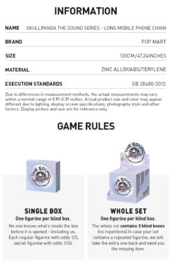 SKULLPANDA The Sound Series Long Mobile Phone Chain -Outlet Mega Plush Store 20240731 180038 203956 skullpanda the sound series long mobile phone chain blind boxes pop mart us details 4 1200x1857