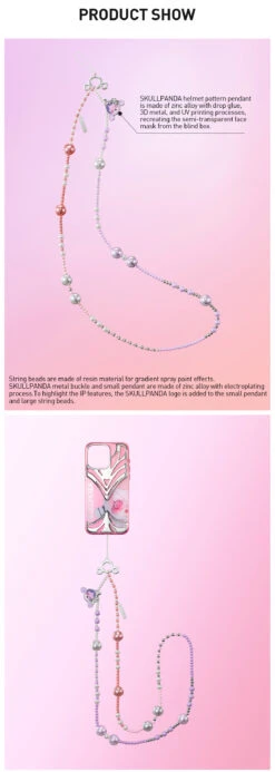 SKULLPANDA The Sound Series Long Mobile Phone Chain -Outlet Mega Plush Store 20240731 180038 603664 skullpanda the sound series long mobile phone chain blind boxes pop mart us details 6 1200x3368