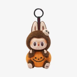 Happy Halloween Party Series-Sitting Pumpkin Vinyl Plush Pendant