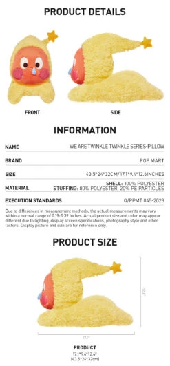 We Are Twinkle Twinkle Series-Pillow -Outlet Mega Plush Store 20240912 140021 876779 we are twinkle twinkle series pillow accessories details popmart us 02 1200x2584