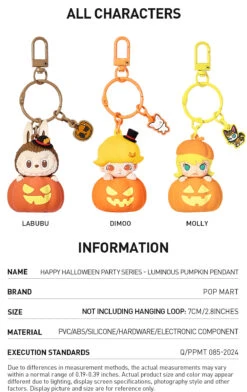 Happy Halloween Party Series- Luminous Pumpkin Pendant -Outlet Mega Plush Store 20240913 142302 382128 happy halloween party series luminous pumpkin pendant accessories detais 02 1200x1904