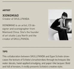 MEGA α SKULLPANDA 400% Egon Schiele -Outlet Mega Plush Store 20240914 191435 764939 08 mega skullpanda 400 egon schiele mega 400 details popmart us 1200x1121