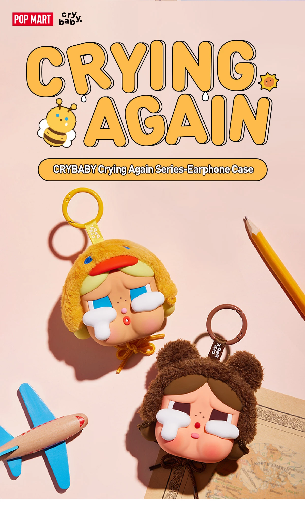 CRYBABY Crying Again Series-Earphone Case 6 CRYBABY Crying Again Series-Earphone Case - Image 6