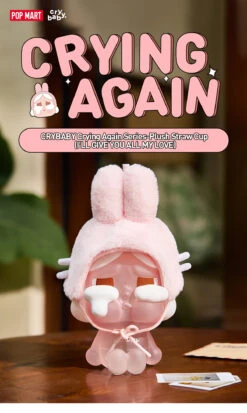 CRYBABY Crying Again Series-Plush Straw Cup (I'LL GIVE YOU ALL MY LOVE) -Outlet Mega Plush Store 20240925 112904 752600 crybaby crying again series plush straw cup i ll give you all accessories pop mart us detail 01 1200x2006