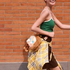 CRYBABY Crying Again Series-Big Head Bag(I'll Bring You A Flower) -Outlet Mega Plush Store 20240925 113438 892213 crybaby crying again series big head bag i ll bring you a flower accessories pop mart us scene 3 1200x1200