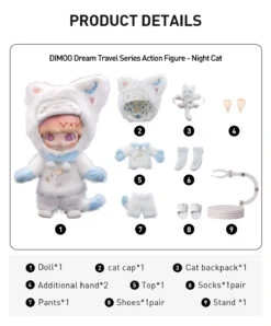 DIMOO Dream Travel Series Action Figure 27 DIMOO Dream Travel Series Action Figure -Outlet Mega Plush Store 20240926 113702 904717 02 dimoo dream travel series action figure bjd details popmart us 1200x1447