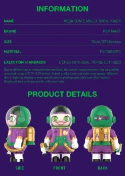 MEGA SPACE MOLLY 1000% JOKER 30 MEGA SPACE MOLLY 1000% JOKER -Outlet Mega Plush Store 20240927 140625 176556 02 mega space molly 1000 joker mega 1000 popmart us 1200x1693