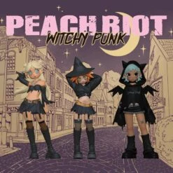 Peach Riot Witchy Punk Figures 12 Peach Riot Witchy Punk Figures -Outlet Mega Plush Store 20241015 174333 010218 peach riot witchy punk figures designer figurines pop mart us scene 1 1200x1200
