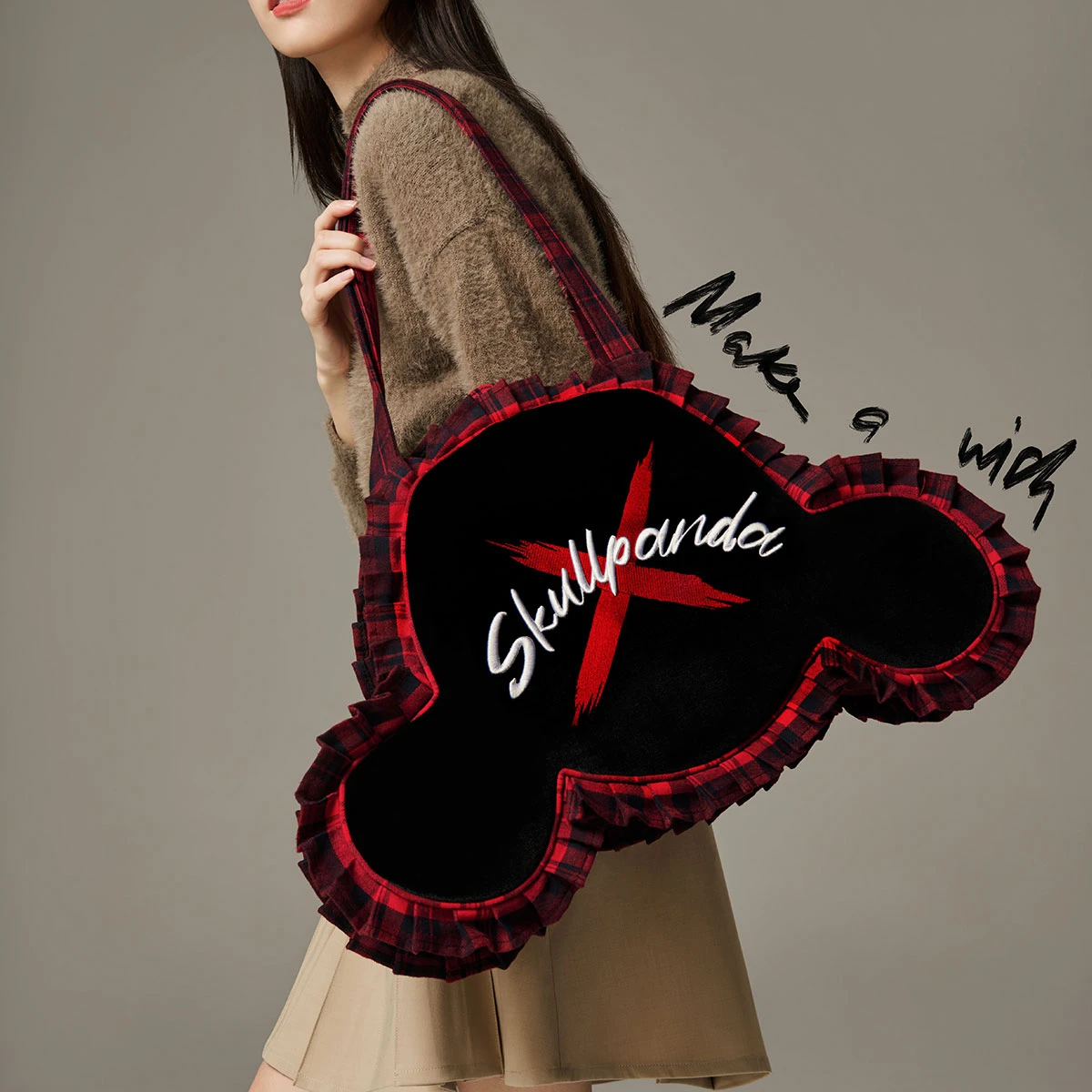 SKULLPANDA Tell Me What You Want Series Shoulder Bag 4 SKULLPANDA Tell Me What You Want Series Shoulder Bag - Image 4