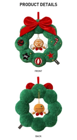 SKULLPANDA Tell Me What You Want Series Plush Wreath Pendant -Outlet Mega Plush Store 20241104 181332 028328 02 skullpanda tell me what you want series plush wreath pendant accessories details popmart us 1200x2176