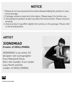 SKULLPANDA Tell Me What You Want Series Pillow -Outlet Mega Plush Store 20241104 181543 636772 07 skullpanda tell me what you want series pillow accessories details popmart us 1200x1392