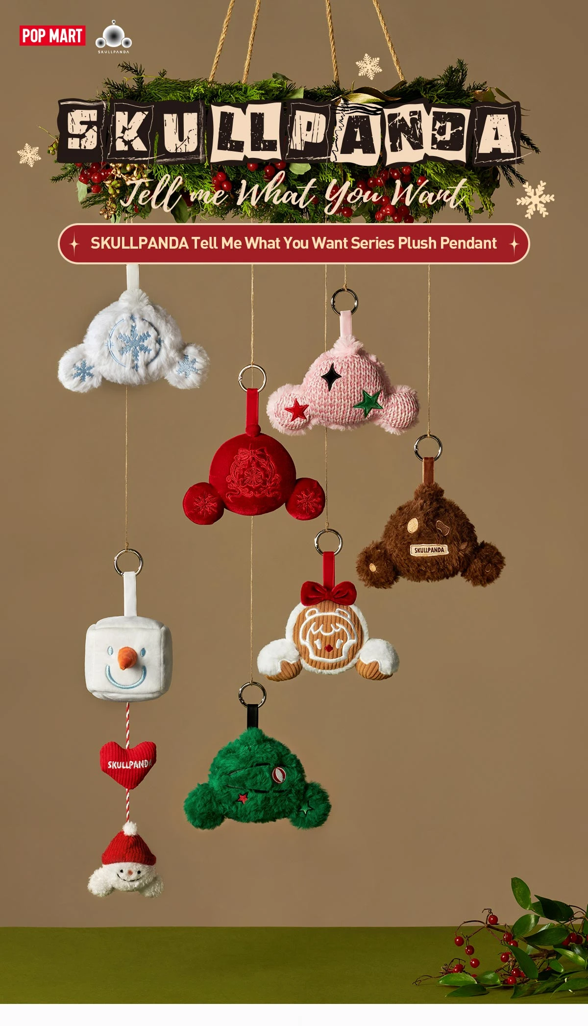 SKULLPANDA Tell Me What You Want Series Plush Pendant 11 SKULLPANDA Tell Me What You Want Series Plush Pendant - Image 11