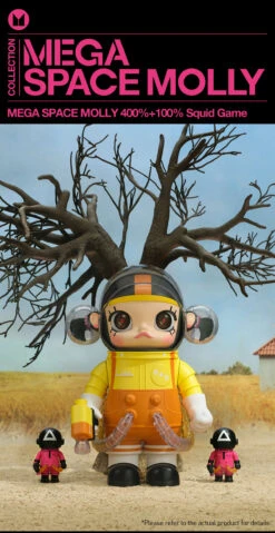 MEGA SPACE MOLLY 400%+100% Squid Game -Outlet Mega Plush Store 20241211 112856 040778 1 mega space molly 400 100 squid game mega details popmart us 1200x2327
