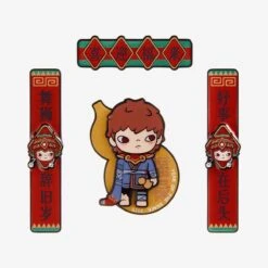 Wealthy Snake's New Year Celebration Series-Mini Spring Couplets Fridge Magnet Blind Box -Outlet Mega Plush Store 20241218 120816 640125 secret01 wealthy snake s new year celebration series mini spring couplets fridge magnet blind box accessories details popmart us 1200x1200
