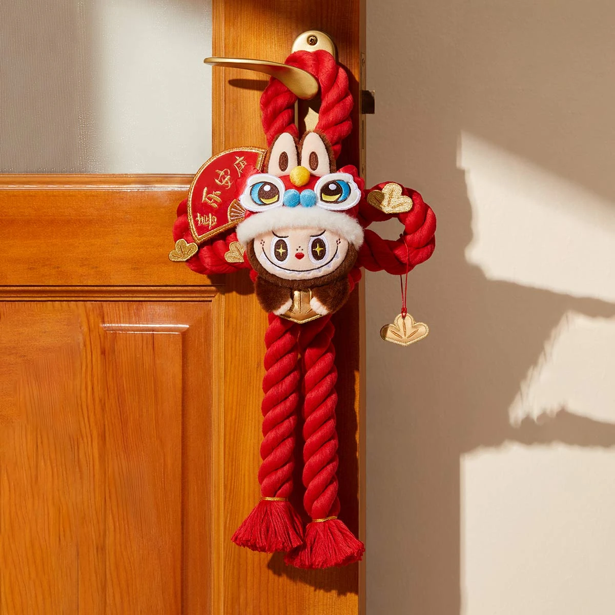 Wealthy Snake's New Year Celebration Series-LABUBU Plush Door Decoration 3 Wealthy Snake's New Year Celebration Series-LABUBU Plush Door Decoration - Image 3