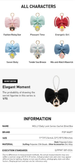 MOLLY Daily Look Series-Sachet Blind Box -Outlet Mega Plush Store 20250106 101544 841252 2 molly daily look series sachet blind box accessories details popmart us 1200x2622